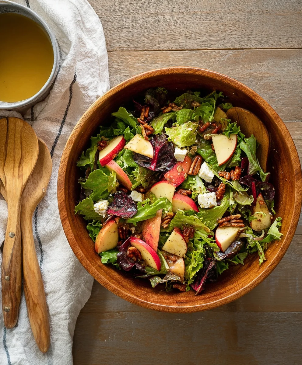 Autumn Salad with Apple Cider Vinaigrette Recipe