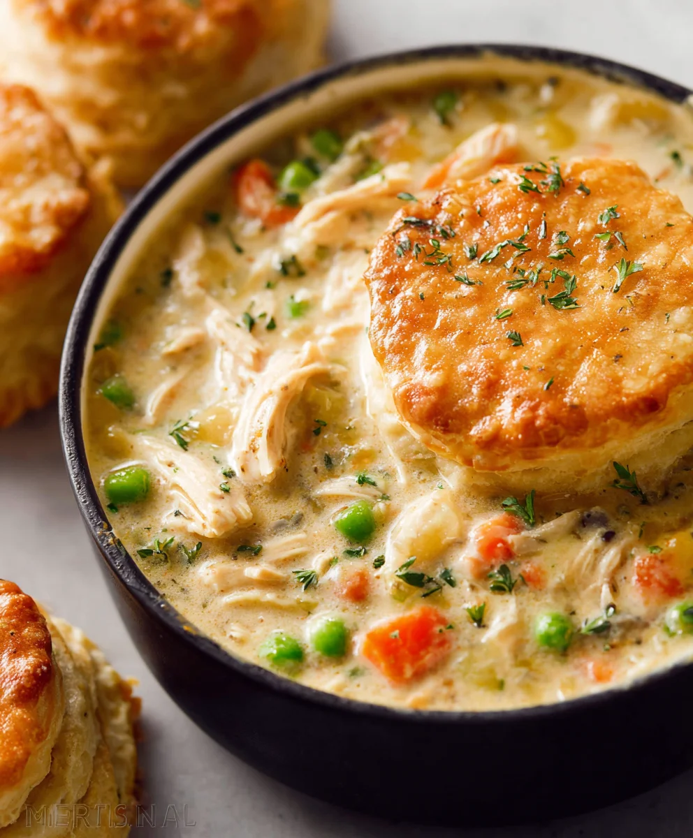 Easy Chicken Pot Pie Soup - Creamy Comfort Food
