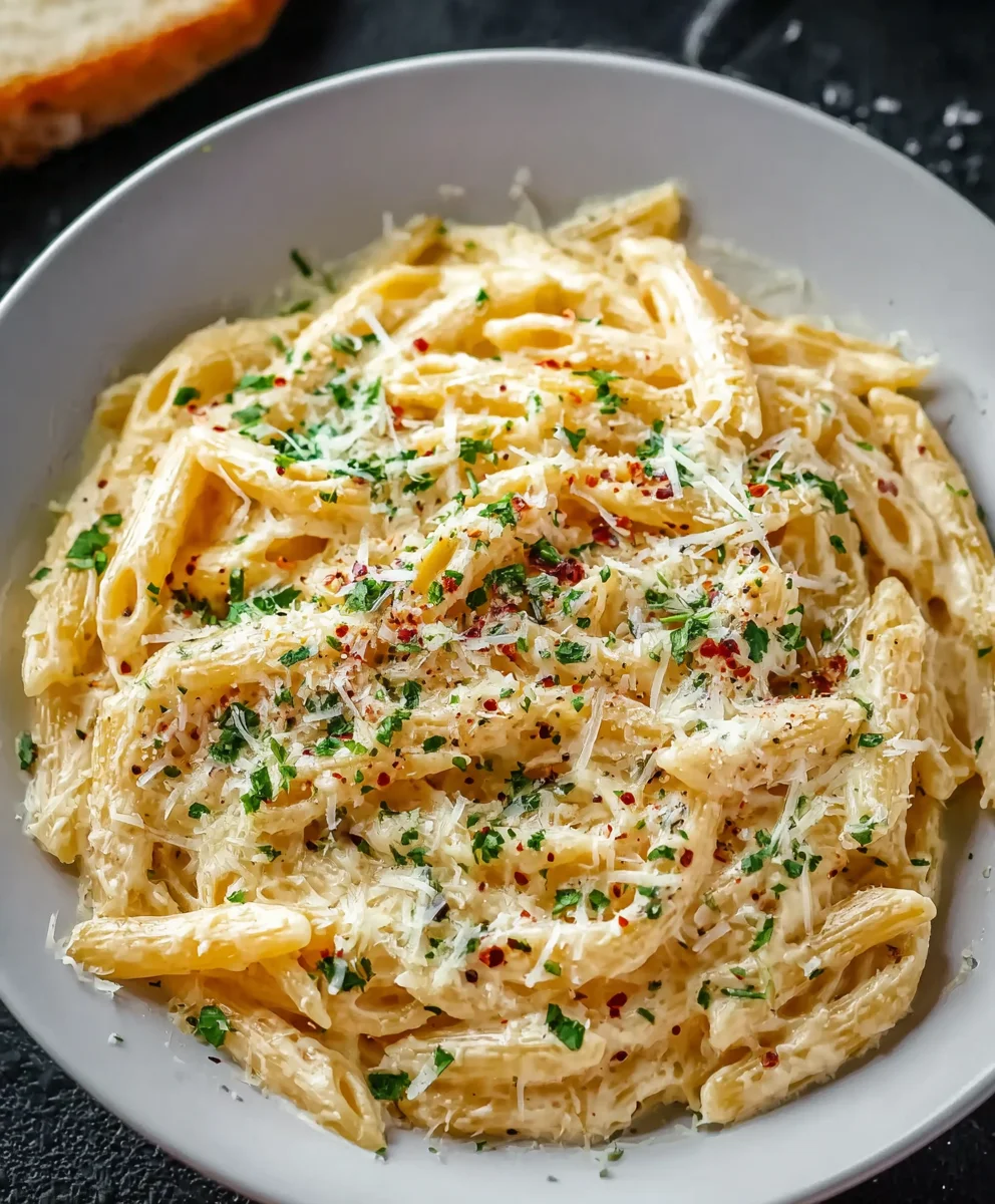 Easy Creamy Garlic Pasta - Minute Meal