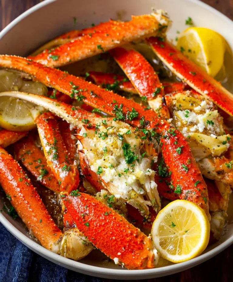 Garlic Butter Crab Legs Recipe – Easy & Delicious
