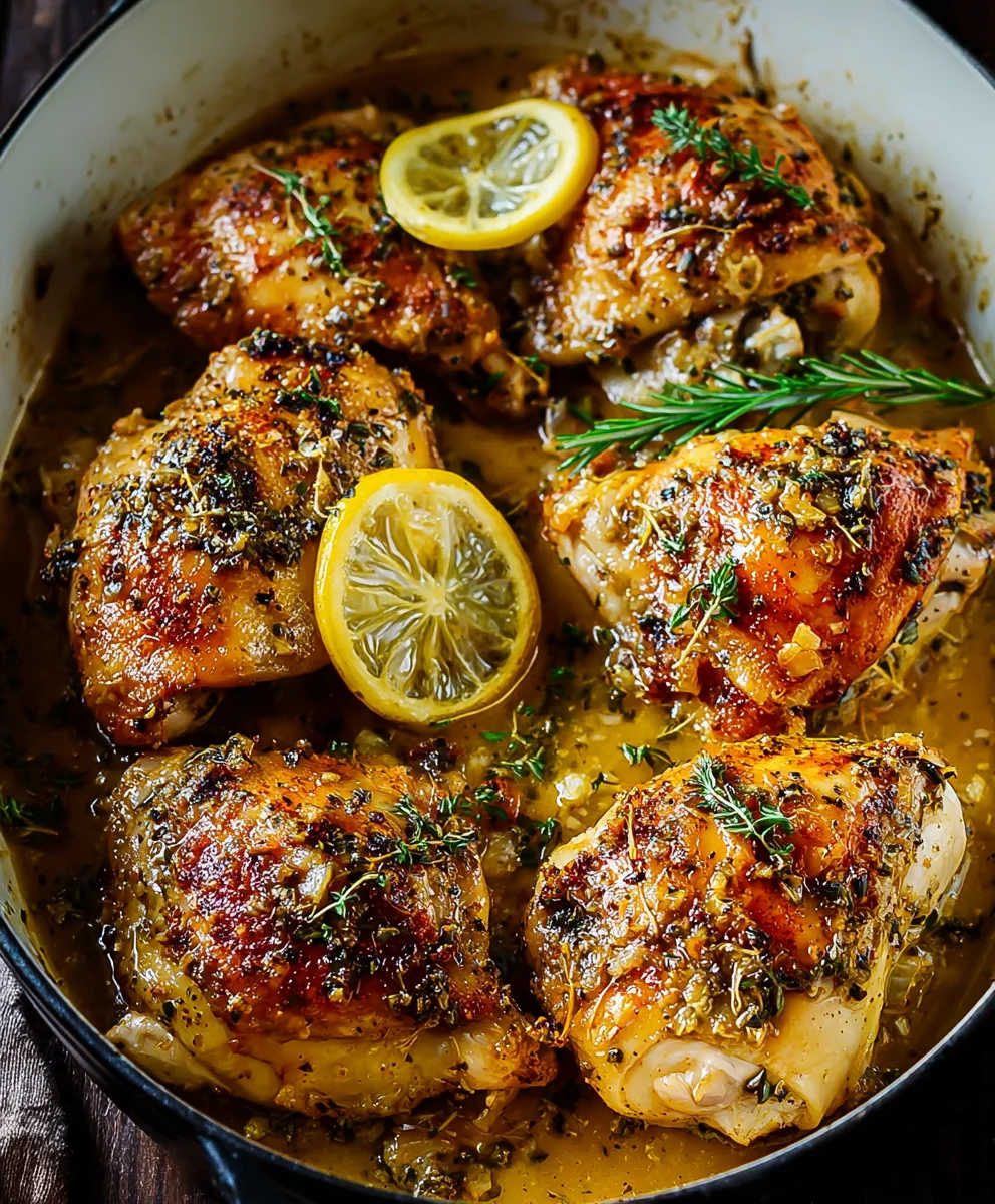 Lemon Butter Baked Chicken - Easy & Delicious