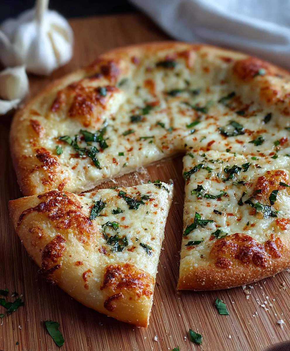 Easy Garlic Parmesan Pizza Recipe - Delicious & Quick