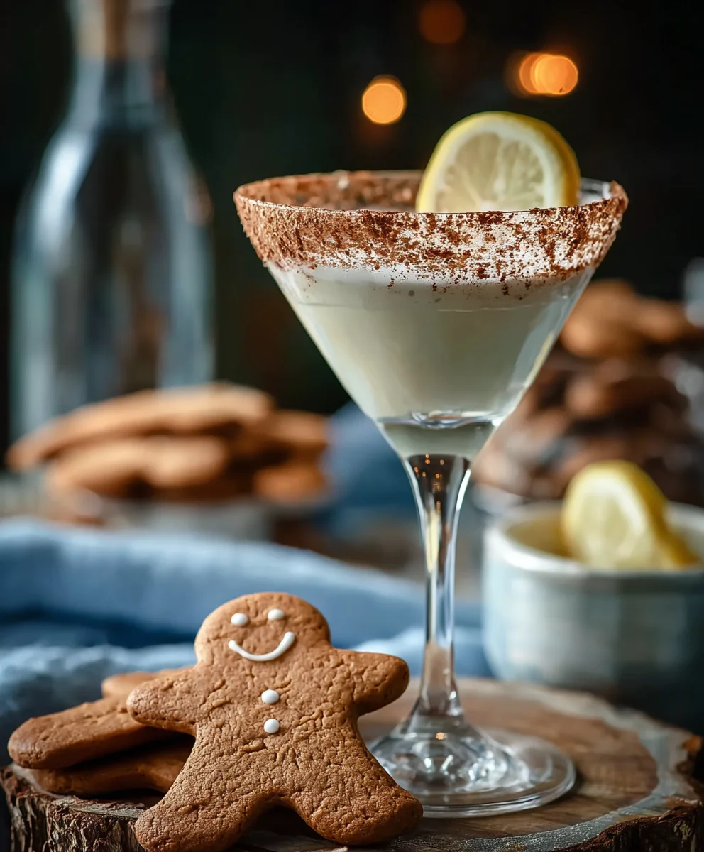 Gin Extract Extractgerbread Martini - Festive Flavors Non-Non-Alcoholic Alternative