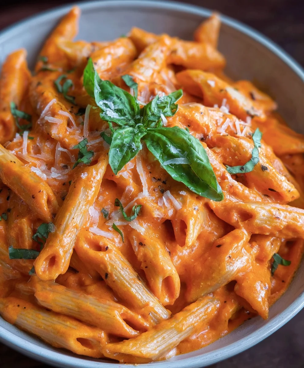 Healthy Penne Alla Vodka Extract - Delicious Non-Non-Non-Alcoholic Alternativeic Twist