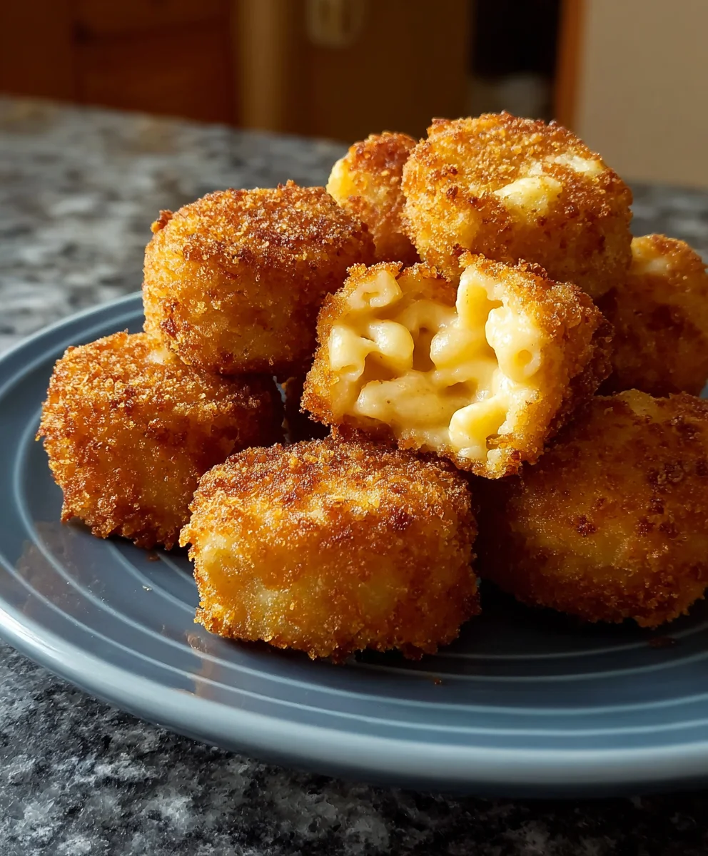 Crispy Fried Mac and Cheese Bites Recipe-Easy Snack