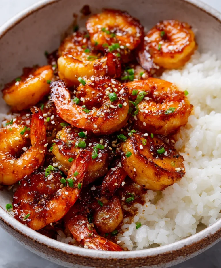 Easy Honey Garlic Shrimp Bowl Recipe