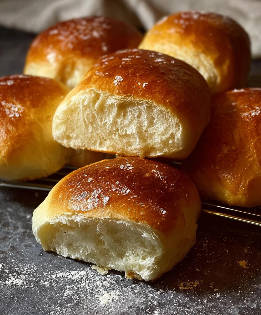 Easy No Knead Sandwich Rolls - Hour Dough