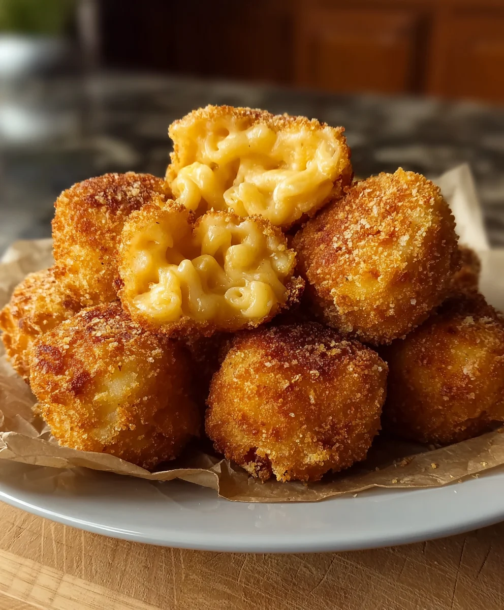Crispy Fried Mac and Cheese Bites Recipe-Easy Snack