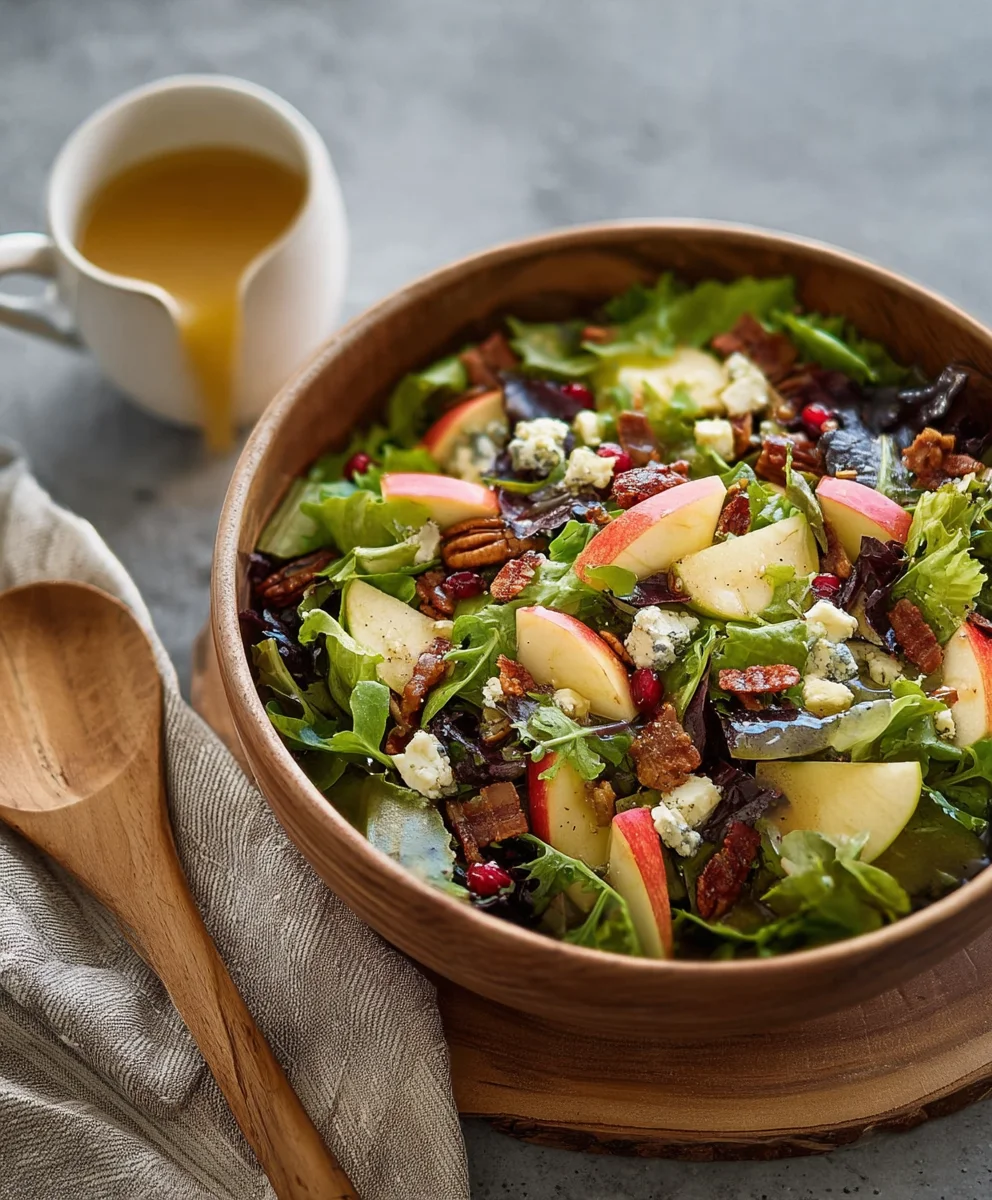 Autumn Salad with Apple Cider Vinaigrette Recipe