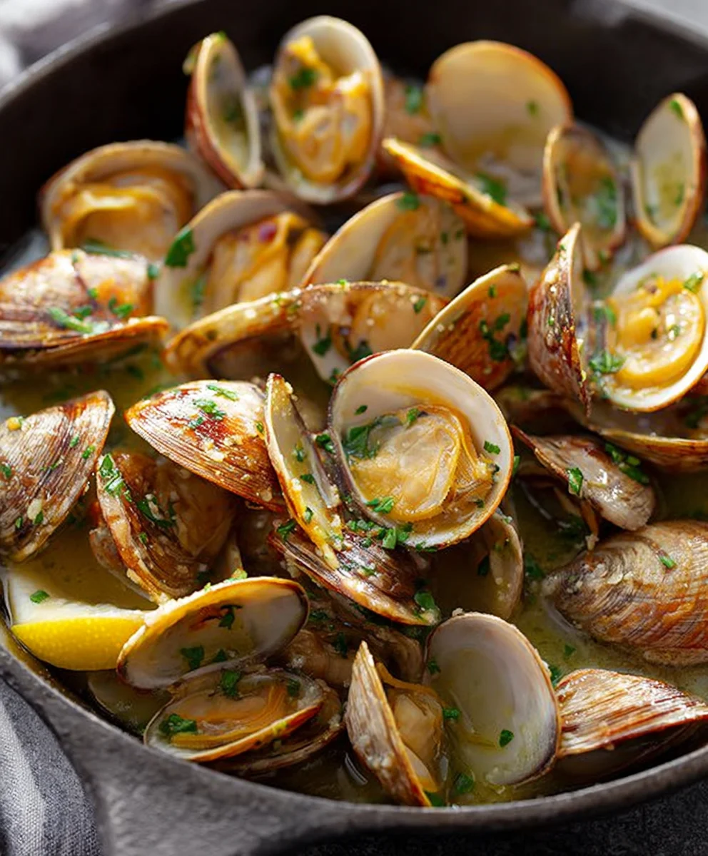 Garlic Butter Sauteed Clams Recipe - Easy & Delicious