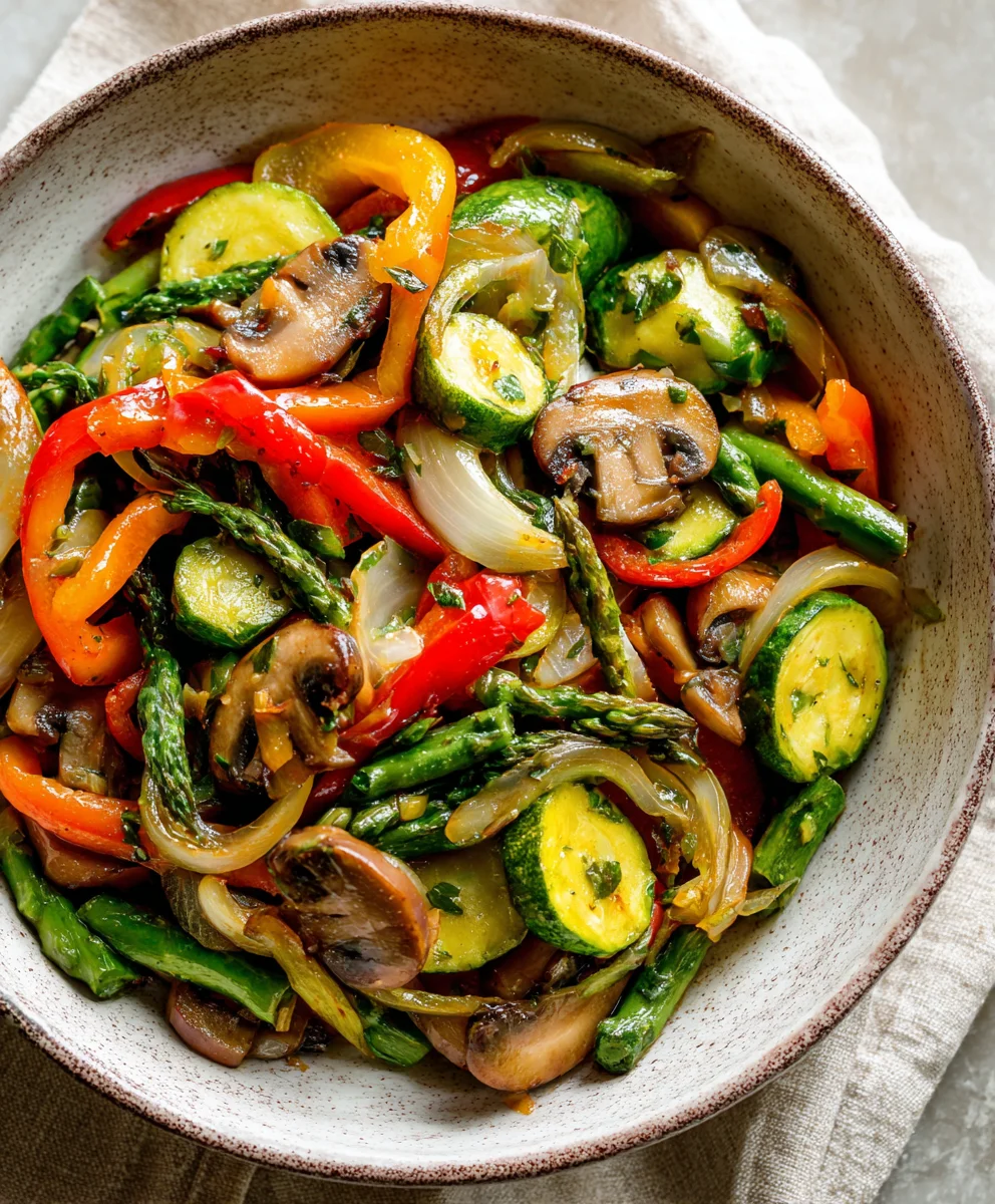 Healthy Sautéed Vegetables Quick Flavorful Side