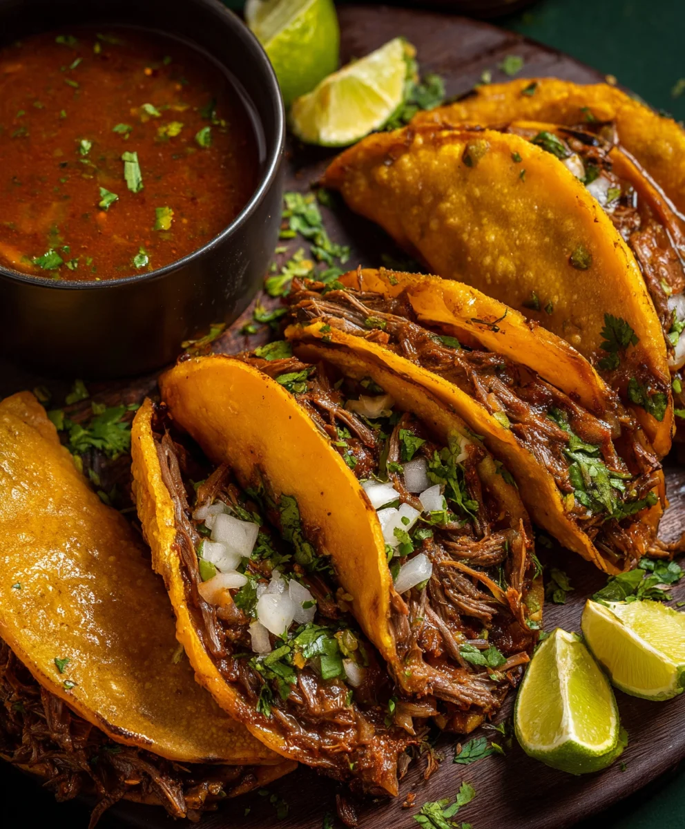 My Fave Beef Birria Tacos-Authentic & Flavorful