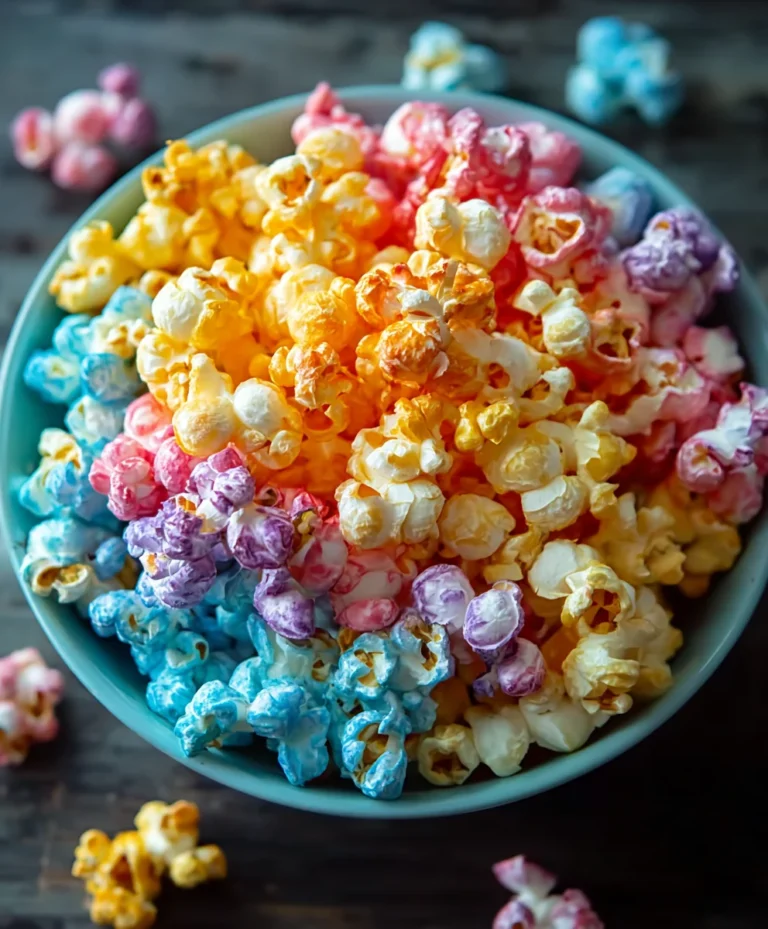 Colorful Candied Popcorn Recipe-Easy & Fun Snack