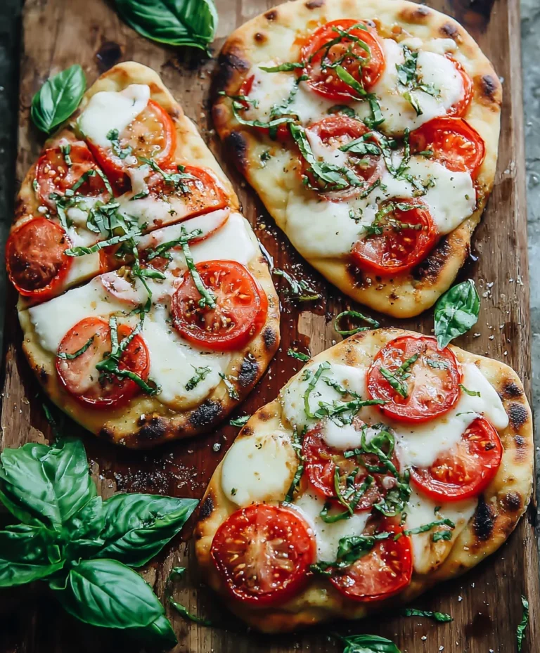 Easy Caprese Naan Pizza – Quick & Delicious Meal