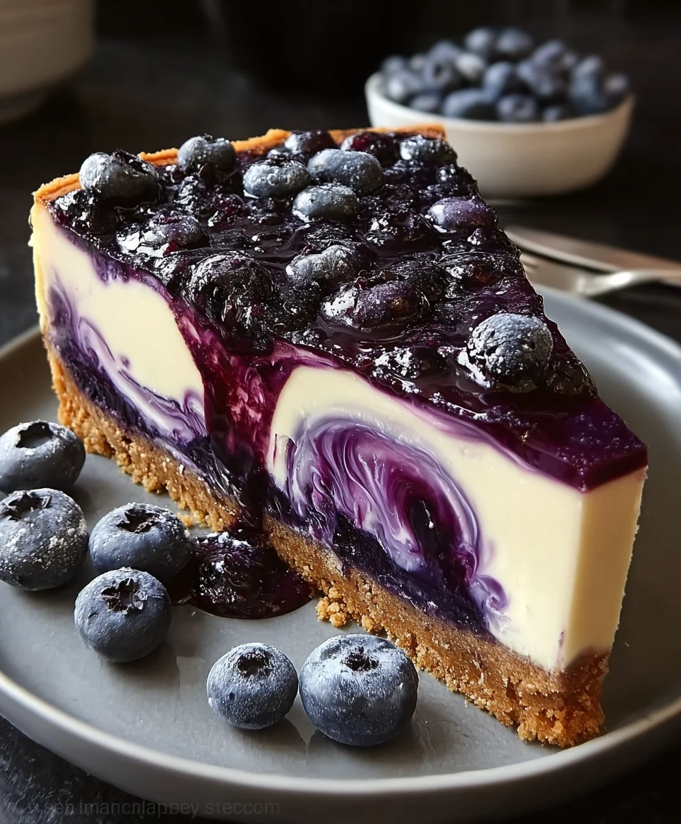 Amazing Blueberry Cheesecake Recipe-Easy & Delicious