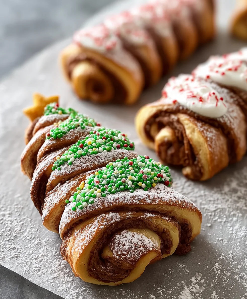 Easy Christmas Tree Rolls- Festive Dinner Delight