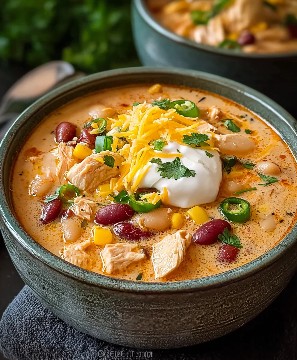 Creamy Chicken Chili - Rich & Flavorful Recipe