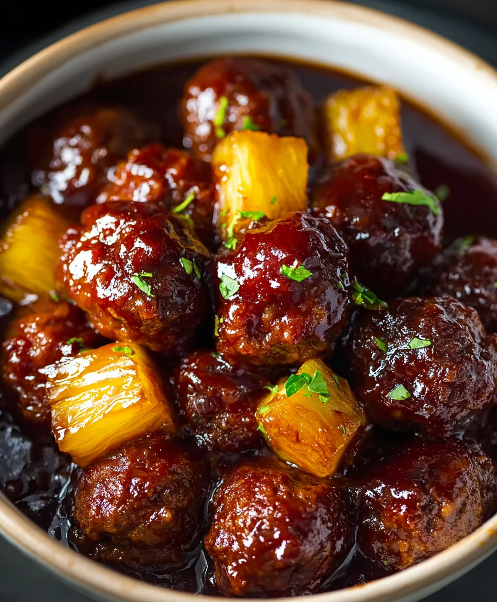Slow Cooker Beef Pineapple Smokies Recipe