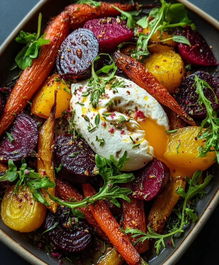 Roasted Beet and Carrot Salad with Burrata Recipe