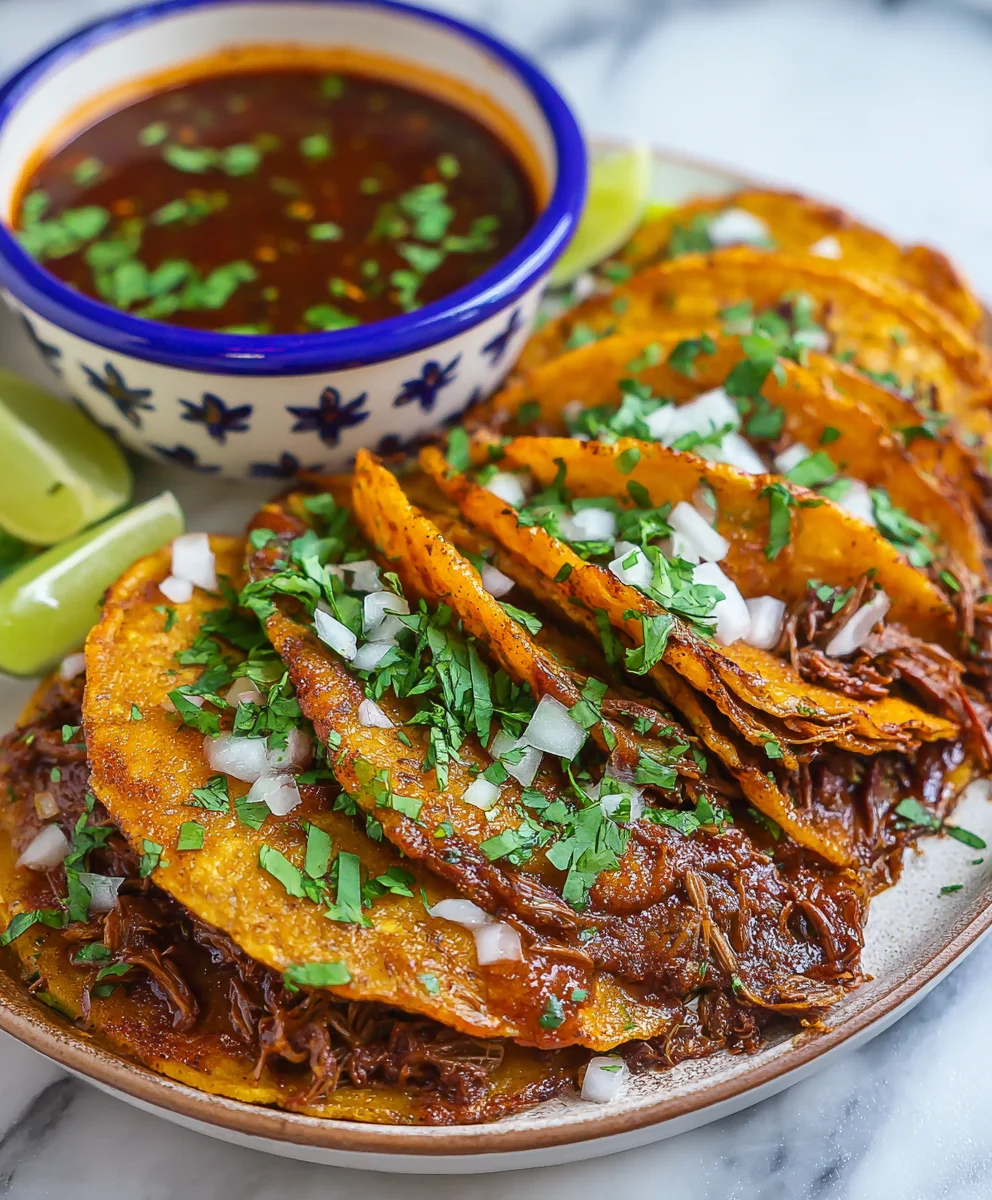 Authentic Beef Birria Tacos-Easy Recipe