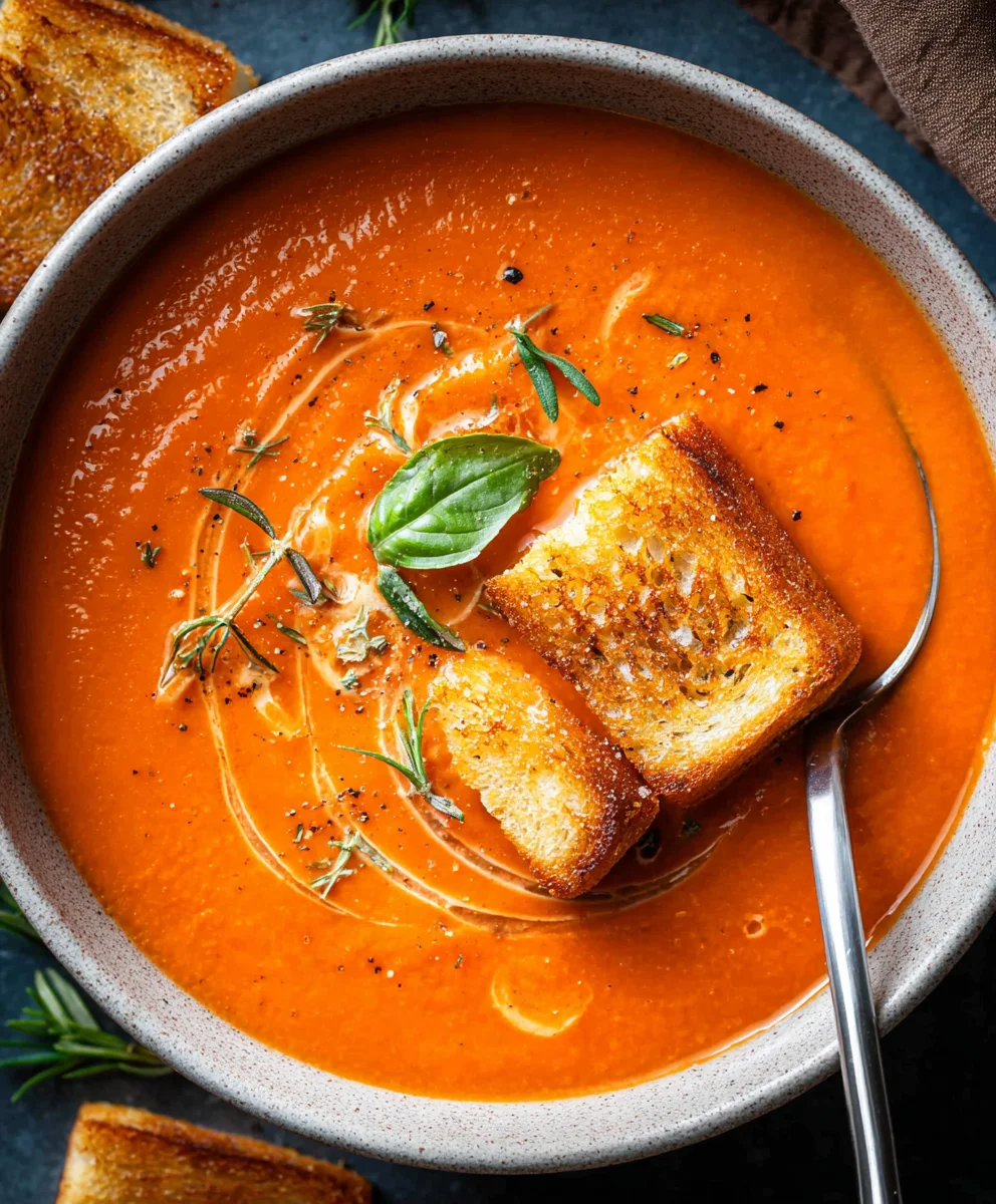 Best Homemade Tomato Soup Recipe-Easy & Delicious