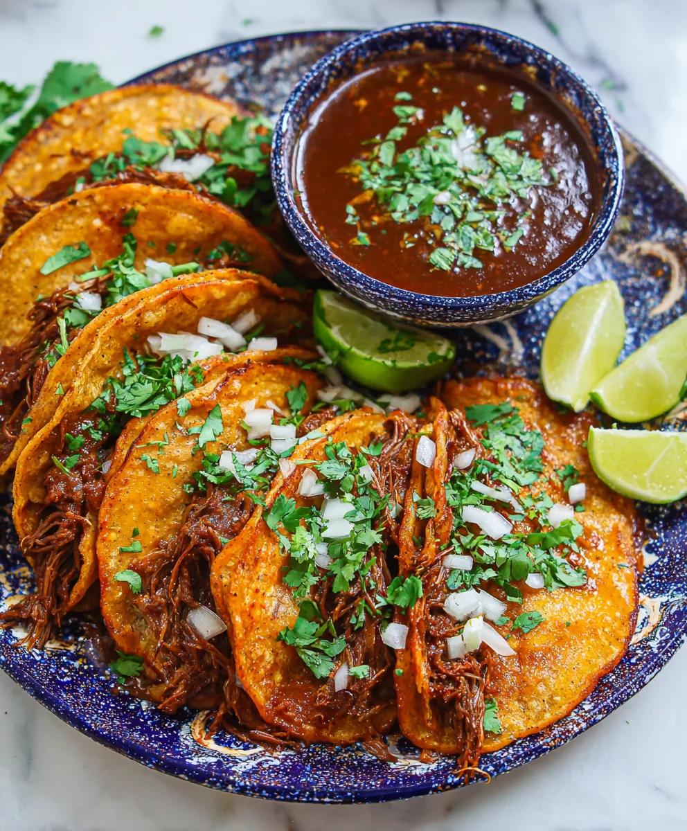 Authentic Beef Birria Tacos-Easy Recipe