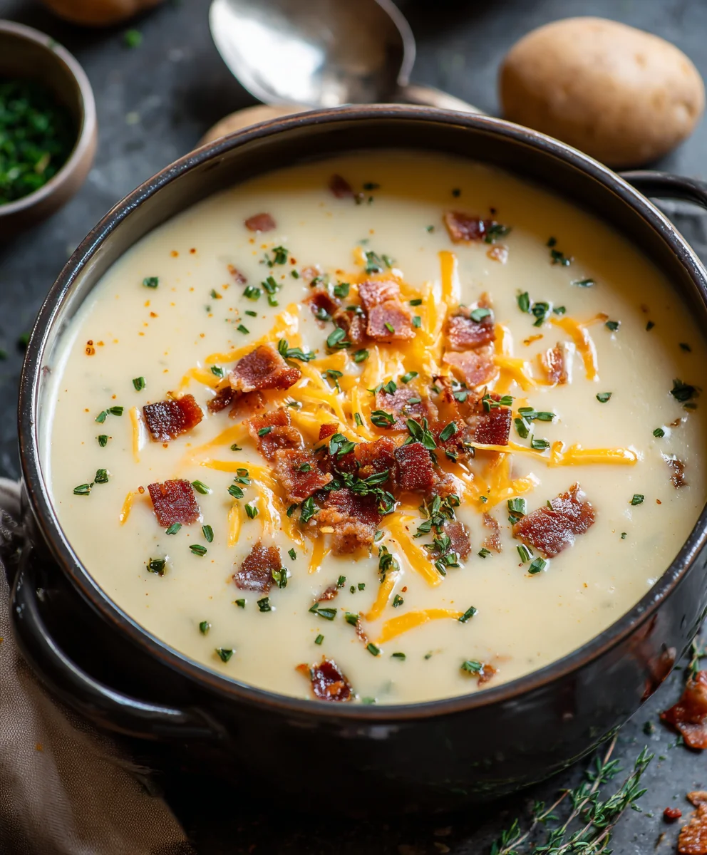 Outback-Style Creamy Potato Soup - The Best Copycat Recipe
