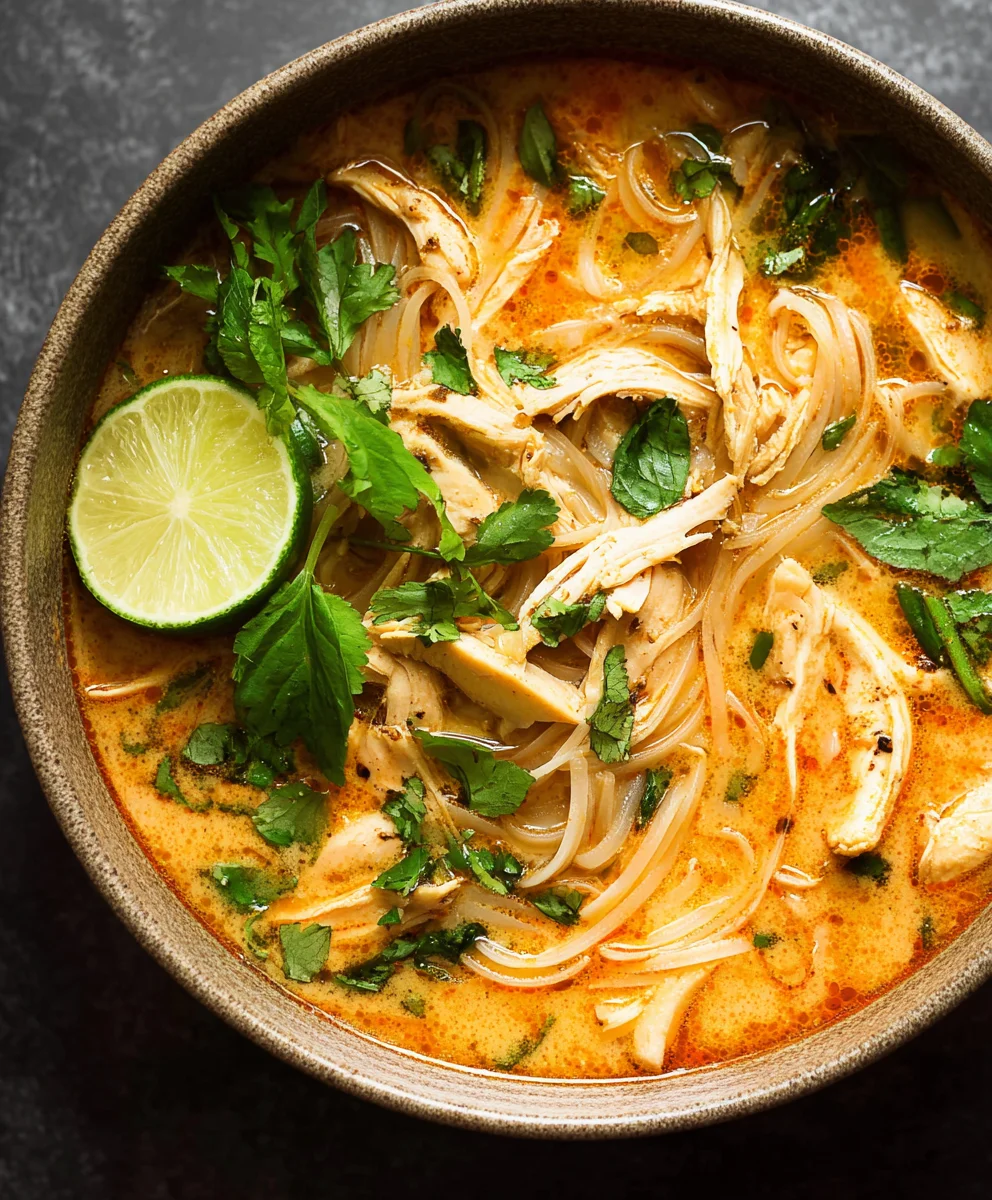 Easy Thai Chicken Curry Soup Recipe - Quick & Flavorful