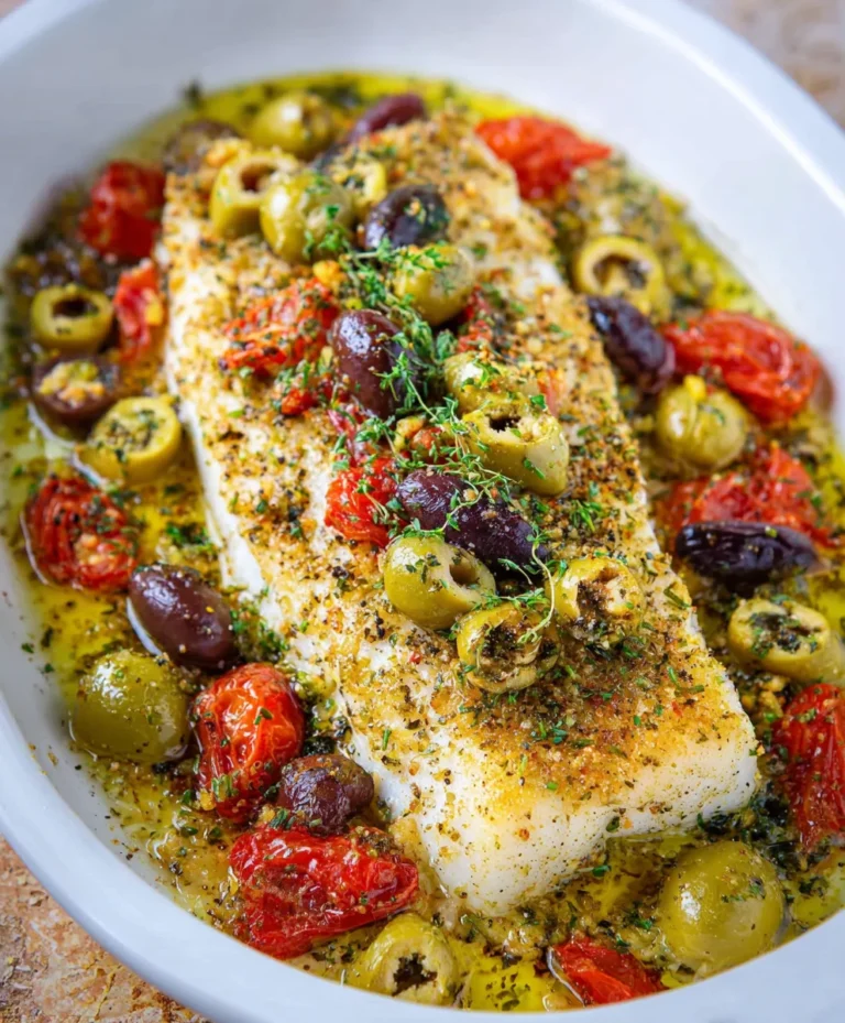 Easy Mediterranean Baked Fish Recipe – Flavorful & Quick
