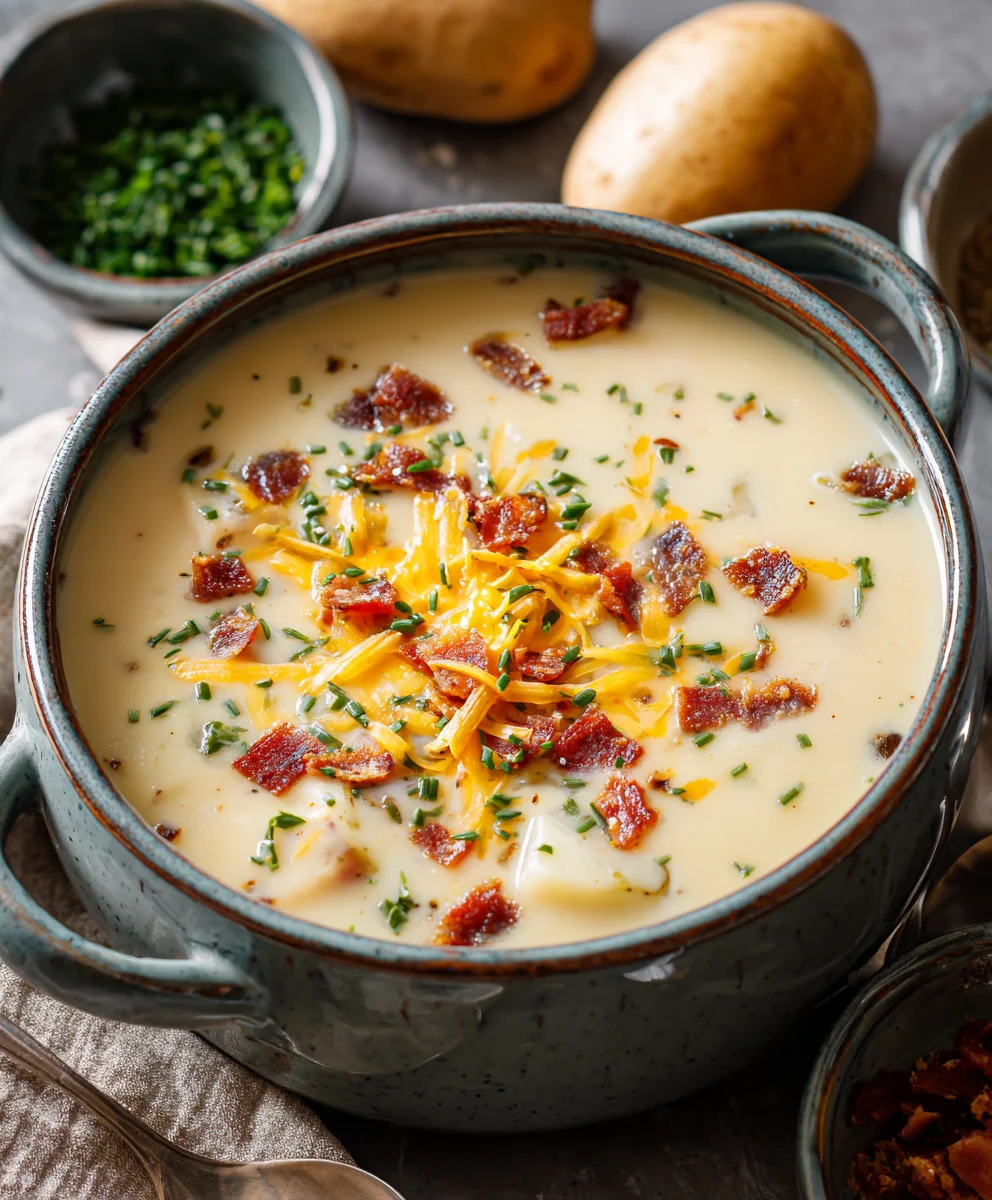 Outback-Style Creamy Potato Soup - The Best Copycat Recipe