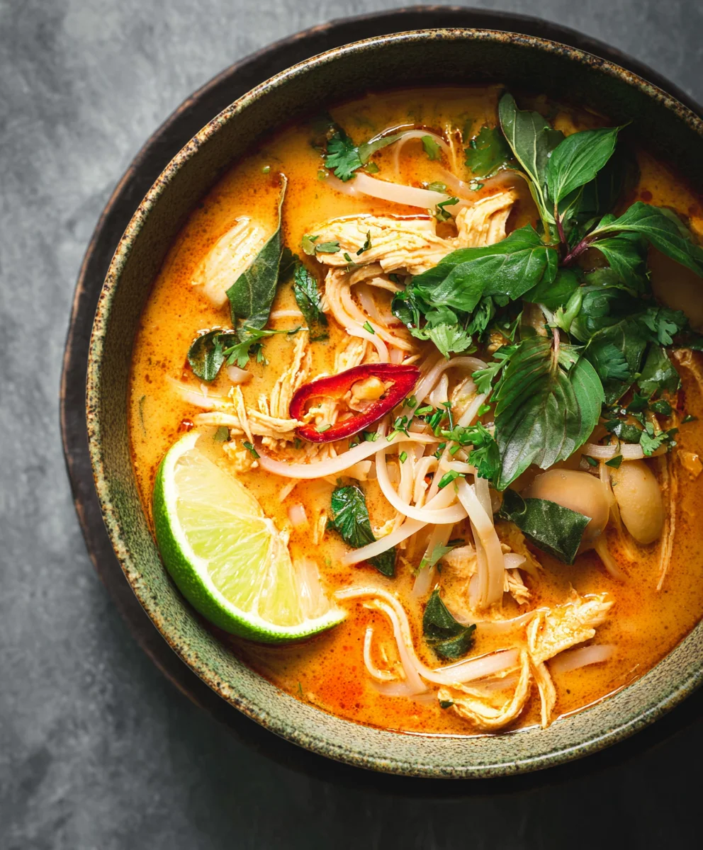 Easy Thai Chicken Curry Soup Recipe - Quick & Flavorful