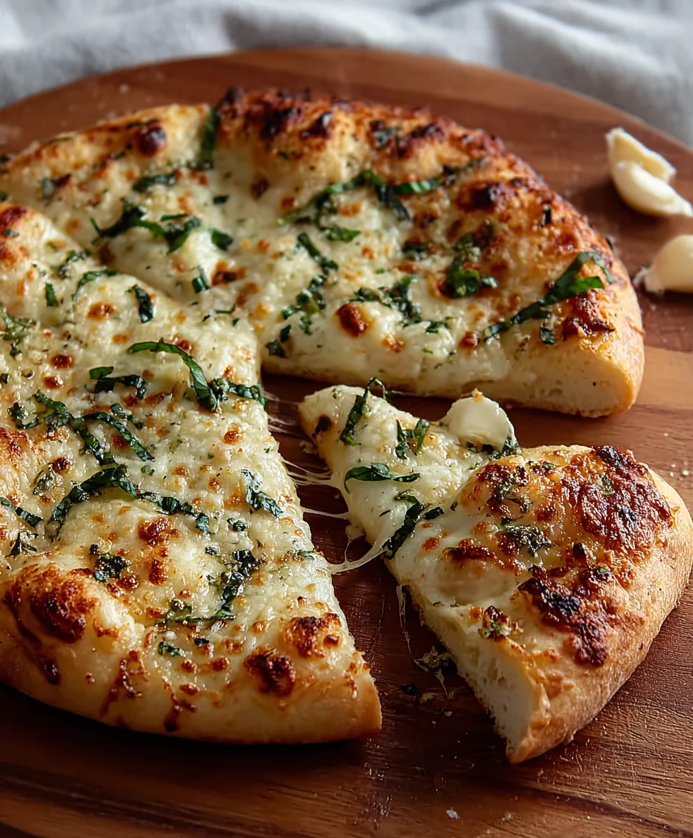 Easy Garlic Parmesan Pizza Recipe - Delicious & Quick