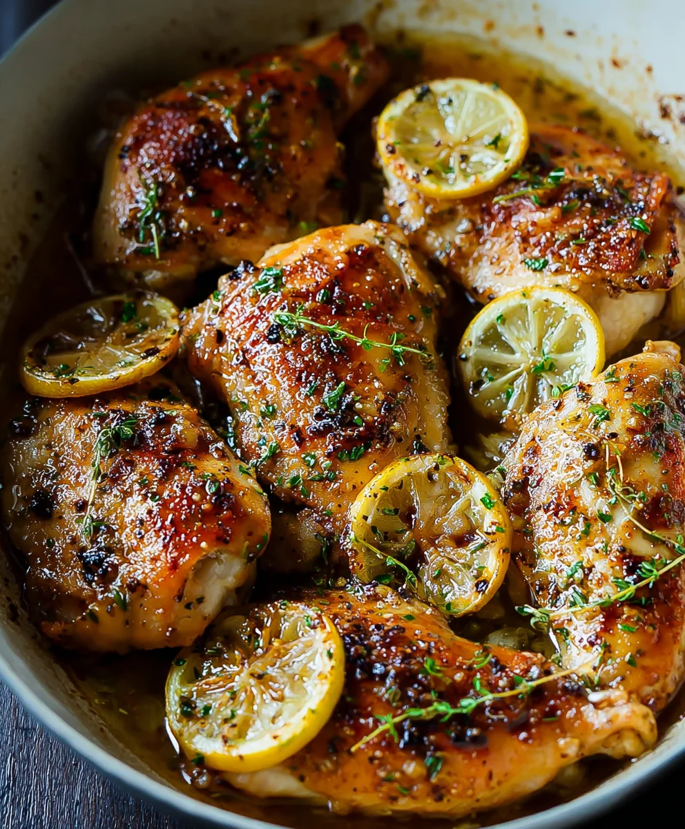 Lemon Butter Baked Chicken - Easy & Delicious