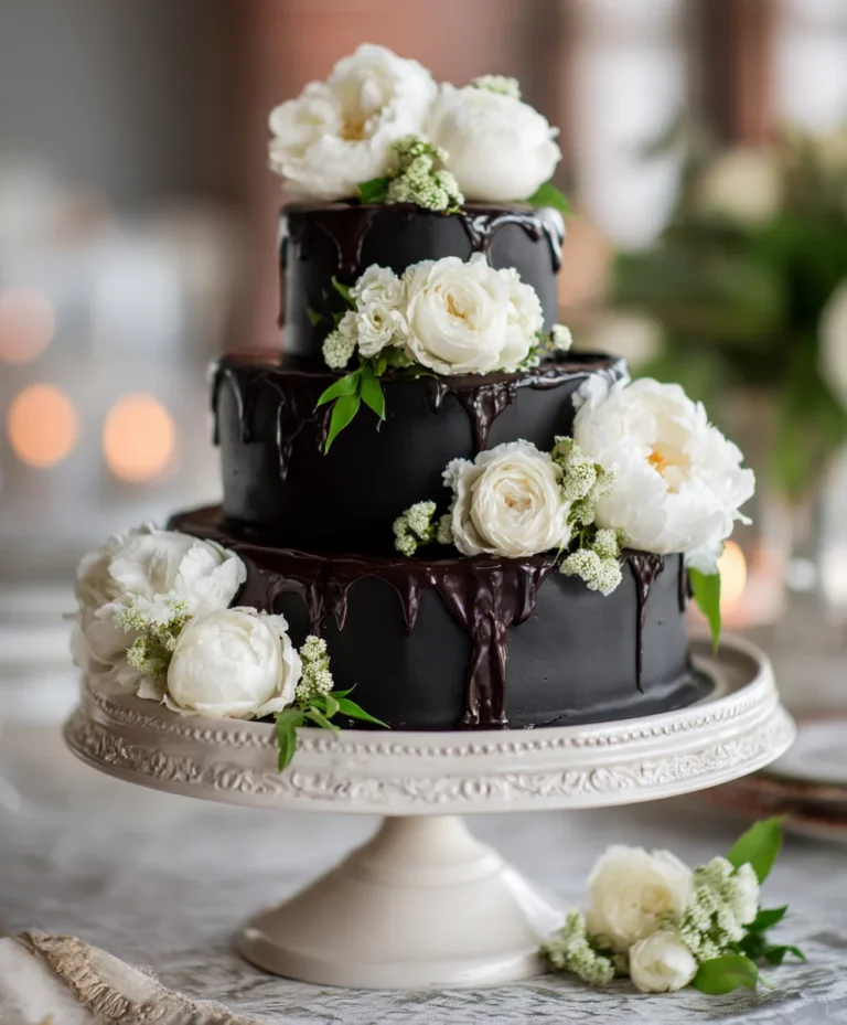 Wool Factory Black Tie Wedding-Flower Grandmas