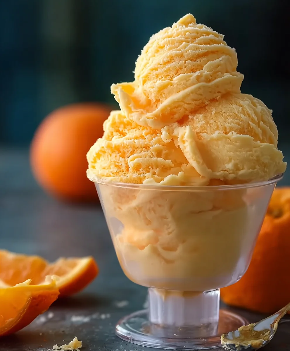 Orange Crush Sherbet - Zesty Homemade Refreshment