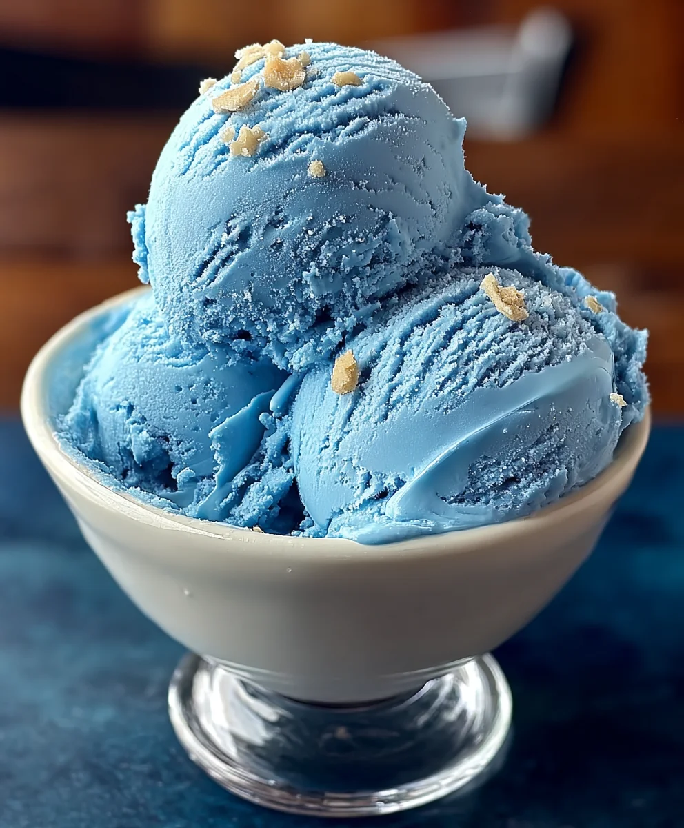 Blue Moon Ice Cream- Heavenly Non-Non-Non-Alcoholic Alternativeic Treat