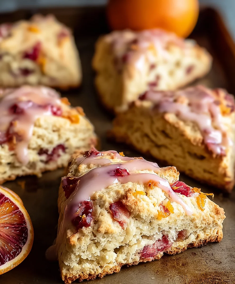 Blood Orange Scones - Zesty & Delicious Homemade Treats