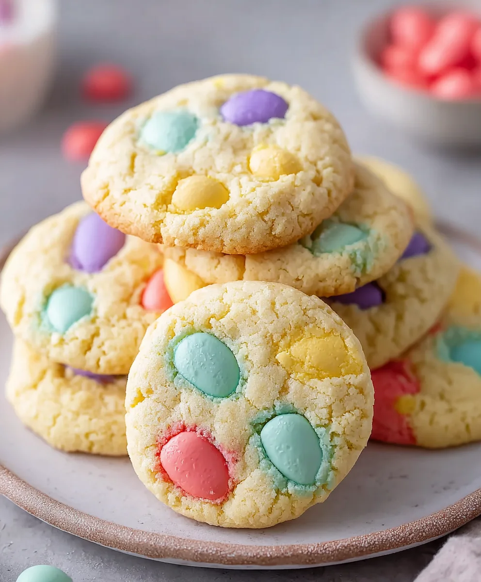 Easy Easter Cake Mix Cookies Recipe-Quick & Delicious