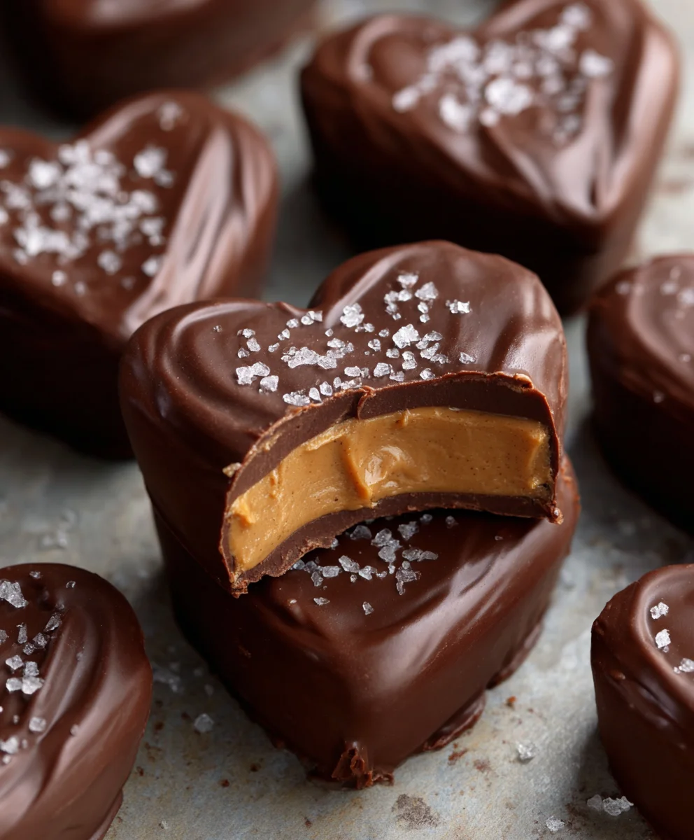 Chocolate Peanut Butter Vnon-alcoholic alentine Heart Non-Non-Alcoholic Alternative