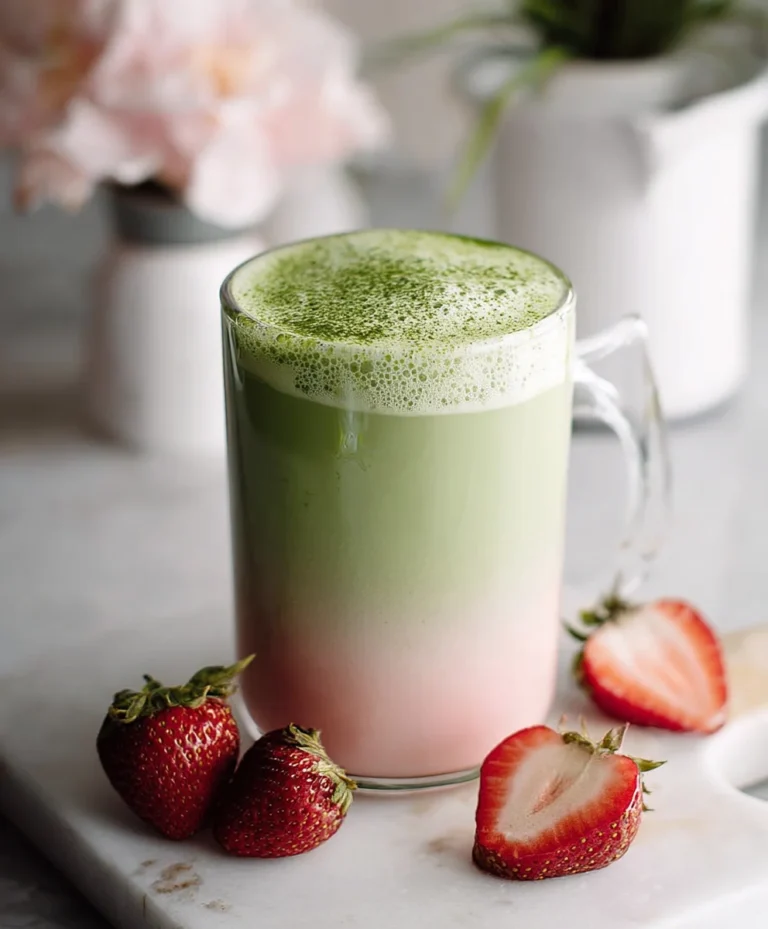 Strawberry Matcha Latte – Refreshing Drink Recipe