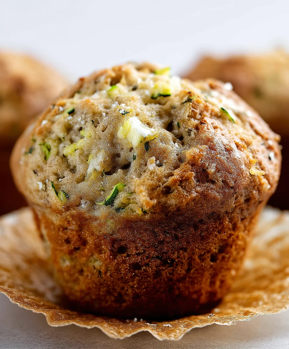 Easy Banana Zucchini Muffins-Healthy Sweet Treat