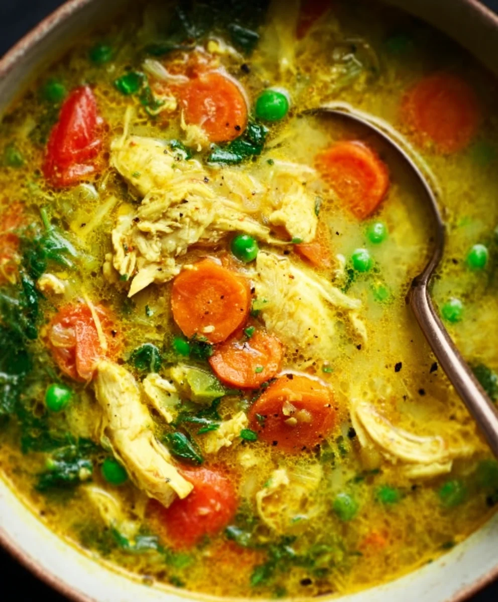 Anti-Inflammatory Turmeric Chicken Soup Recipe