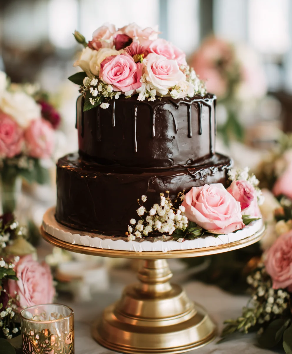 Wool Factory Black Tie Wedding-Flower Grandmas