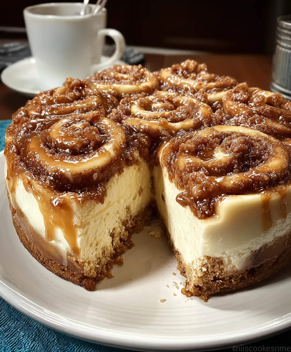 Cinnamon Roll Honeybun Cheesecake Dream