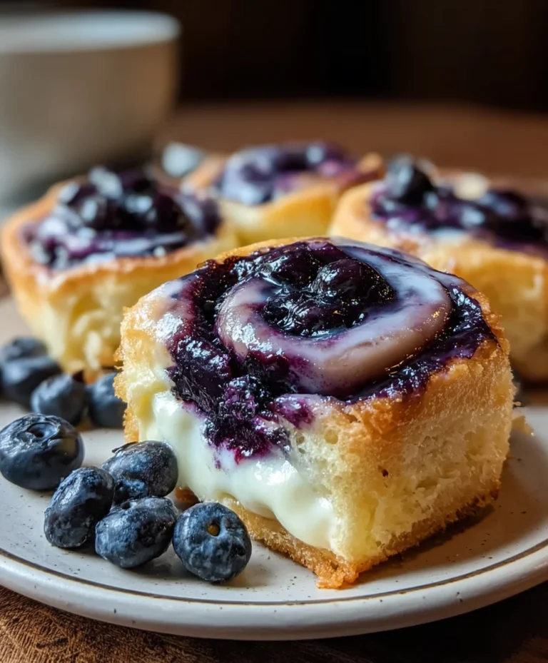 Blueberry Cheesecake Rolls-Easy Dessert Recipe