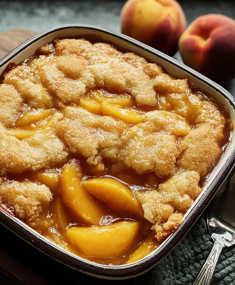 Best Southern Peach Cobbler Recipe-Sweet & Easy