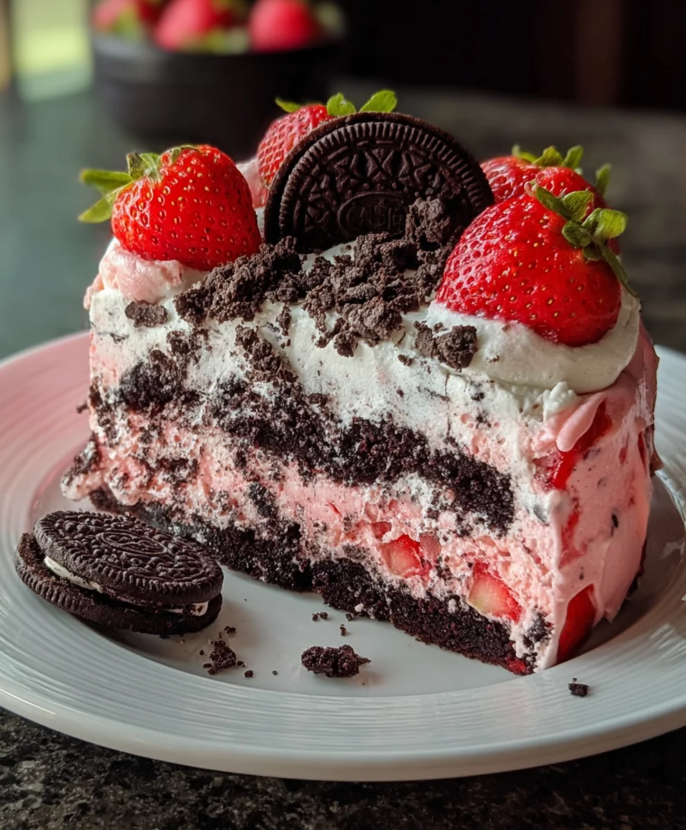 Strawberry Oreo Cake - Decadent Dessert Recipe