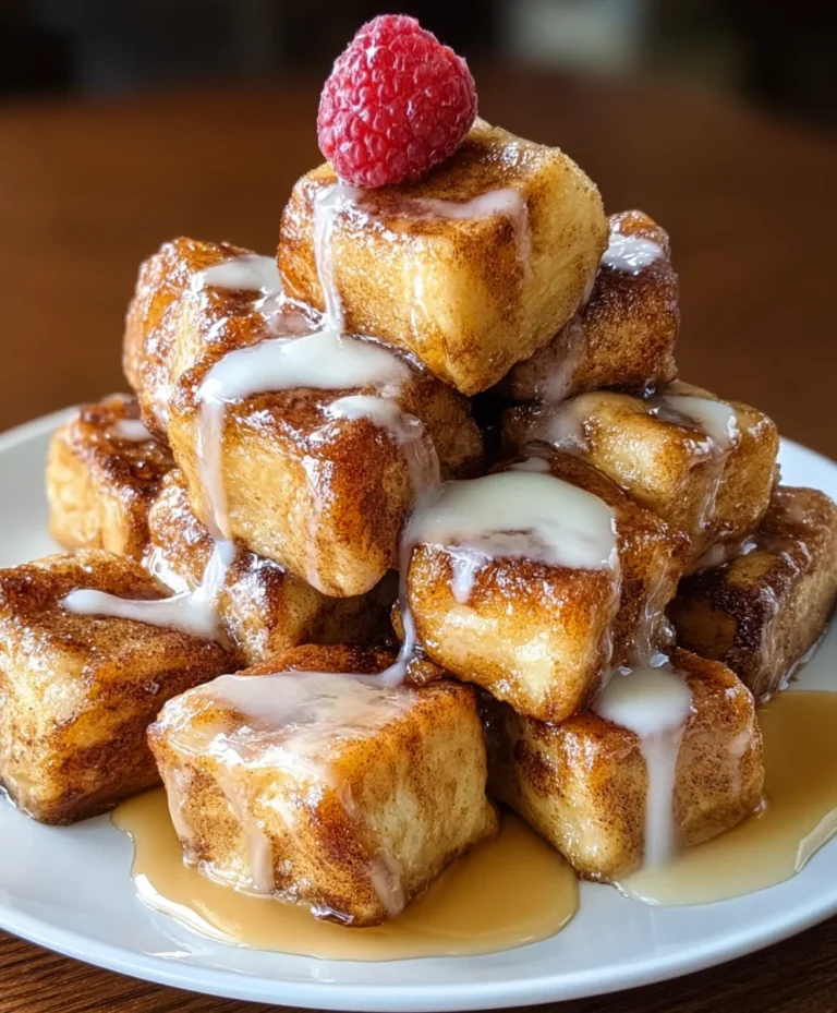 Cinnamon Roll French Toast Bites – Easy Breakfast Recipe