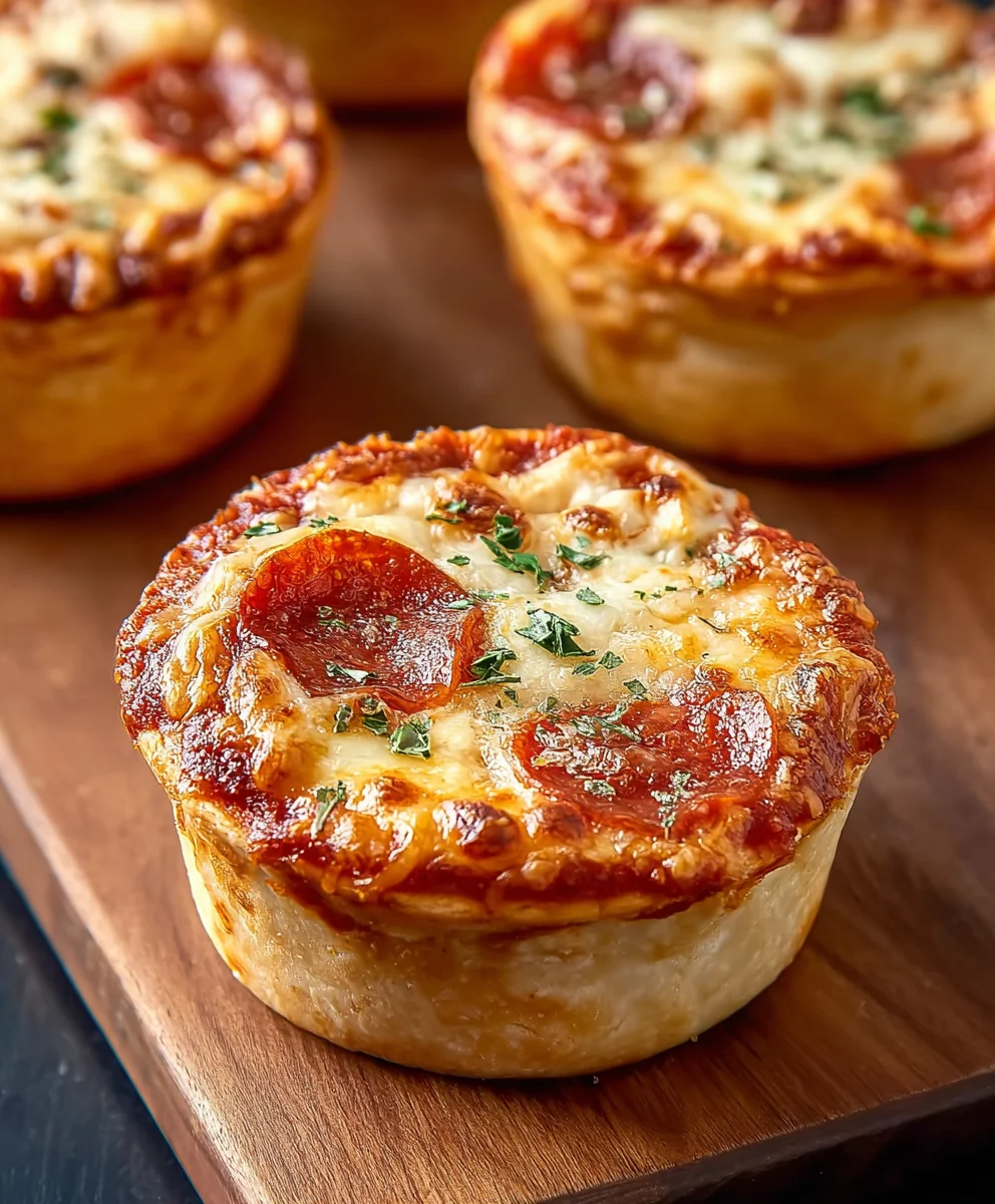 Mini Pizza Pot Pies - Easy Delicious Beef Bites