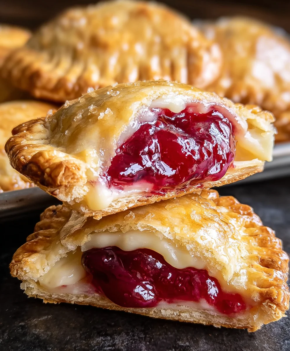 Cherry Cheesecake Hand Pies-Delicious Dessert Recipe